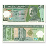 Guatemala 1 Quetzal, 2012, B603b, P115, UNC - Robert's World Money - World Banknotes