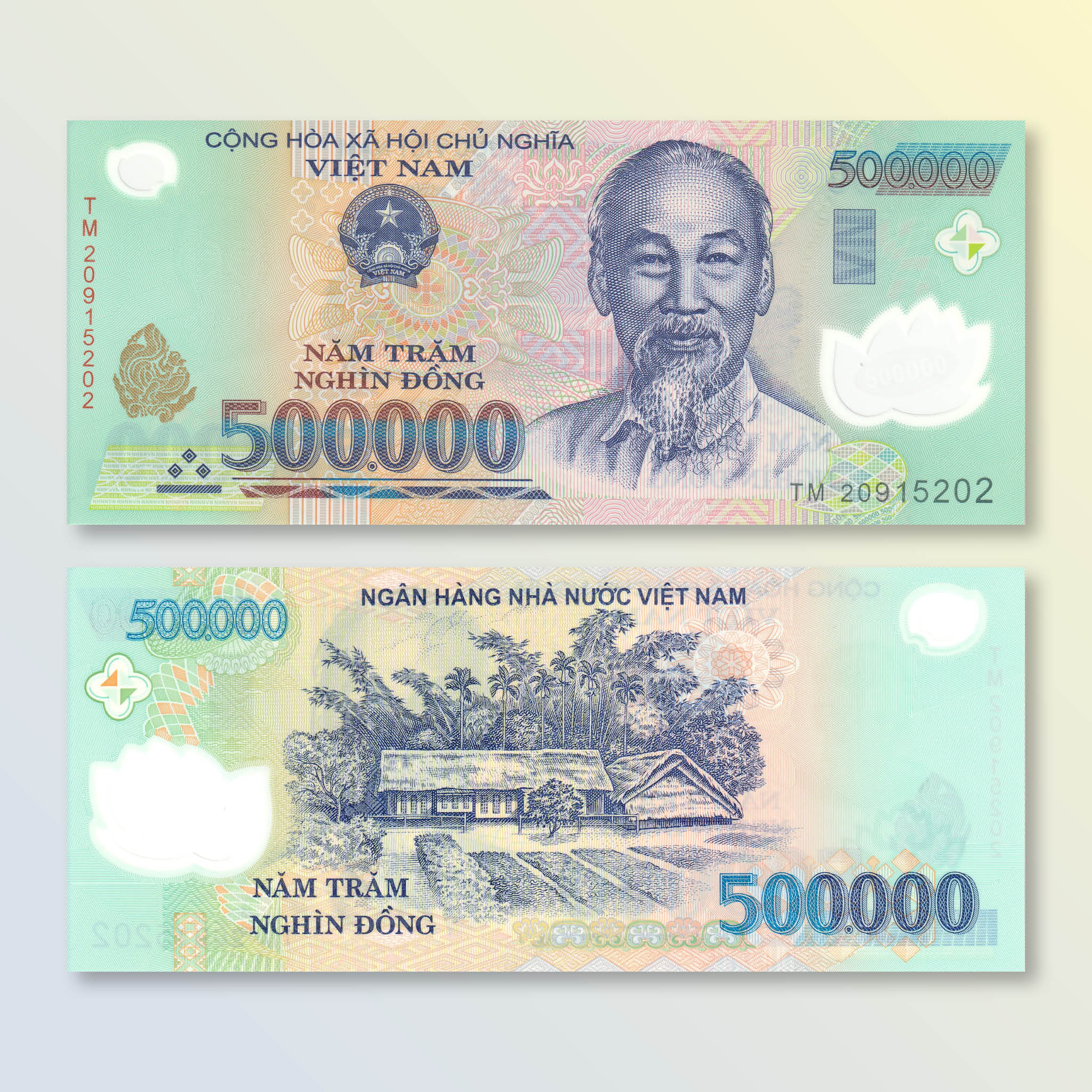 Vietnam 500000 Dong, 2020, B348p, P124, UNC - Robert's World Money - World Banknotes