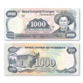 Nicaragua 1000 Córdobas, 1985, B439a, P145a, UNC - Robert's World Money - World Banknotes