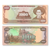 Nicaragua 1000 Córdobas, 1985, B450b, P156b, UNC - Robert's World Money - World Banknotes