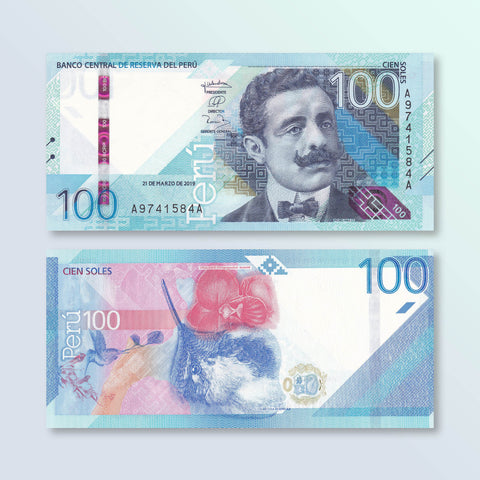 Peru 100 Soles, 2019 (2021), B540a, UNC - Robert's World Money - World Banknotes