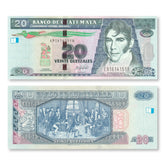 Guatemala 20 Quetzales, 2008, B600a, P118, UNC - Robert's World Money - World Banknotes
