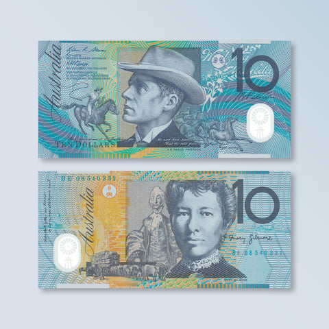 Australia 10 Dollars, 2008, B226e, P58e, UNC - Robert's World Money - World Banknotes