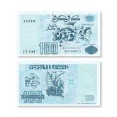 Algeria 100 Dinars, 1992, B401a, P137, UNC - Robert's World Money - World Banknotes