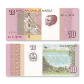 Angola 10 Kwanzas, 2012, B544a, P151B, UNC