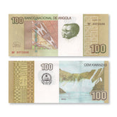 Angola 100 Kwanzas, 2012, B546b, P153b, UNC