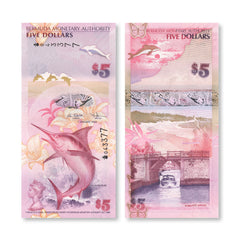 Bermuda 5 Dollars, 2009, Onion Prefix, B231a, P58a, UNC