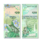 Bermuda 20 Dollars, 2009 (2024), B233c, P60b, UNC