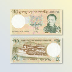Bhutan 20 Ngultrum, 2006, B219a, P30a, UNC
