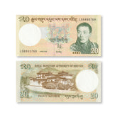 Bhutan 20 Ngultrum, 2006, B219a, P30a, UNC