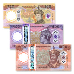 Bhutan Set: New 2025 (2026) Bhutan's First Polymer Series, UNC