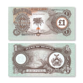 Biafra 1 Pound, 1969, B105a, P5a, UNC - Robert's World Money - World Banknotes