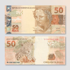 Brazil 50 Reais, 2010 (2024), B878i, P256, UNC