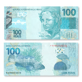 Brazil 100 Reais, 2010 (2019), B879f, P257, UNC