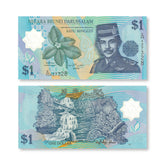 Brunei 1 Dollar, 2007, B122b, P22b, UNC
