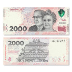 Argentina 2000 Pesos, 2023, B427a, UNC - Robert's World Money - World Banknotes