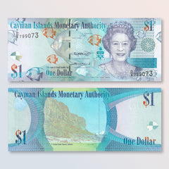 Cayman Islands 1 Dollar, 2018, B218c, P38, UNC - Robert's World Money - World Banknotes