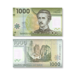 Chile 1000 Pesos, 2020, B296k, P161, UNC - Robert's World Money - World Banknotes
