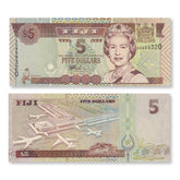 Fiji 5 Dollars, 2002, B516a, P105b, UNC - Robert's World Money - World Banknotes
