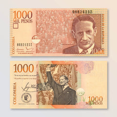 Colombia 1000 Pesos, 2015, B986r, P456t, UNC - Robert's World Money - World Banknotes