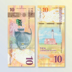 Curaçao & Sint Maarten 10 Caribbean Guilders, 2025, B101a, UNC
