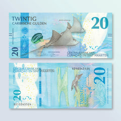 Curaçao & Sint Maarten 20 Caribbean Guilders, 2025, B102a, UNC