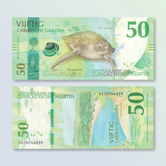 Curaçao & Sint Maarten 50 Caribbean Guilders, 2025, B103a, UNC