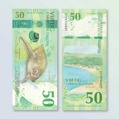 Curaçao & Sint Maarten 50 Caribbean Guilders, 2025, B103a, UNC