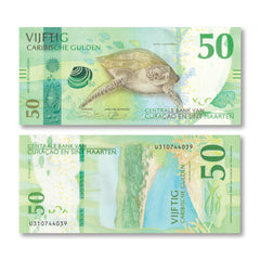 Curaçao & Sint Maarten 50 Caribbean Guilders, 2025, B103a, UNC