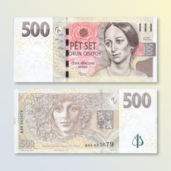 Czech Republic 500 Koruna, 2009, B123a, P24, UNC