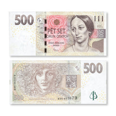 Czech Republic 500 Koruna, 2009, B123a, P24, UNC