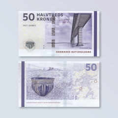 Denmark 50 Kroner, 2024 (2026), Improved Security, B940a, UNC
