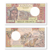Djibouti 1000 Francs, 1991, B102f, P37e, UNC