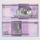 Dominican Republic 50 Pesos, 2017, B727a, UNC
