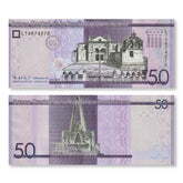 Dominican Republic 50 Pesos, 2019, B727b, UNC
