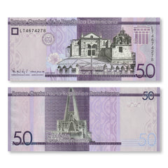 Dominican Republic 50 Pesos, 2019, B727b, UNC