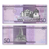 Dominican Republic 50 Pesos, 2020, B727c, UNC
