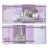 Dominican Republic 50 Pesos, 2023, B727f, UNC