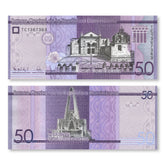 Dominican Republic 50 Pesos, 2024, B727g, UNC