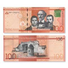Dominican Republic 100 Pesos, 2017 (2018), B728a, UNC