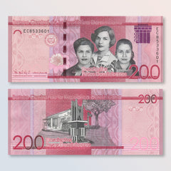 Dominican Republic 200 Pesos, 2020, B729b, UNC