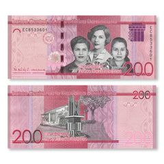 Dominican Republic 200 Pesos, 2020, B729b, UNC