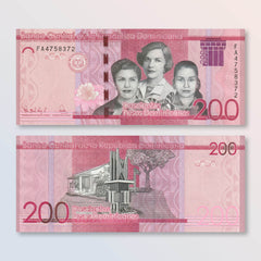 Dominican Republic 200 Pesos, 2021 (2022), B729c, UNC