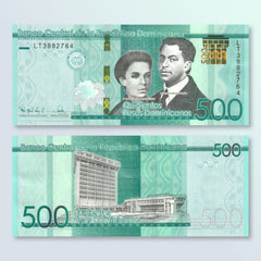 Dominican Republic 500 Pesos, 2023, B730c, UNC