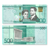 Dominican Republic 500 Pesos, 2023, B730c, UNC