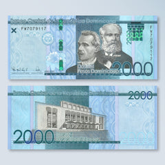 Dominican Republic 2000 Pesos, 2023, B732e, PNL, UNC