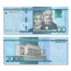 Dominican Republic 2000 Pesos, 2023, B732e, PNL, UNC