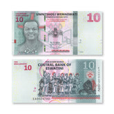 Eswatini 10 Emalangeni, 2024, B101a, UNC