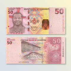 Eswatini 50 Emalangeni, 2024 Commemorative, B106a, UNC