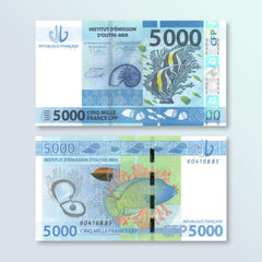 French Pacific Territories 5000 Francs, 2024, B107b, P7, UNC